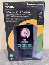 Universal Multi-Voltage Electromechanical Time Switch Indoor/Outdoor TORK TU40