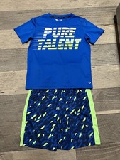 Xersion basketball shorts with matching Pure Talent shirt outfit set boys M 10
