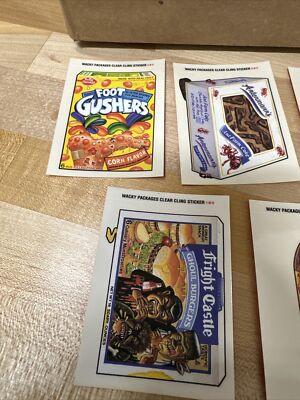 2004初版LGEARSOLIDTHETWINSNAKESアートブック 2004 Topps Wacky Packages ANS1 Complete Clingy Set Of 9 Box 140 | eBay