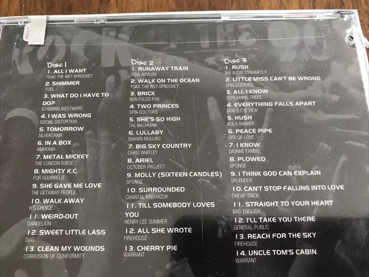Rock of the 90's [Sony 3 Pak] [Box] by Various Artists (CD