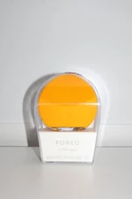 Foreo Luna Mini 2 Sunflower Yellow Sonic Facial Cleansing Device | See Descript