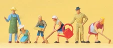 NEW  HO Preiser Figures # 14081 GARDNERS / PEOPLE IN THE GARDEN