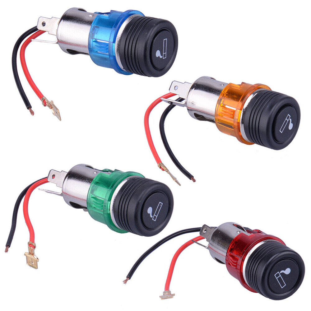 Charging with Mobile Phone Replacement Kit Light Up Socket Illuminated 12V Metal