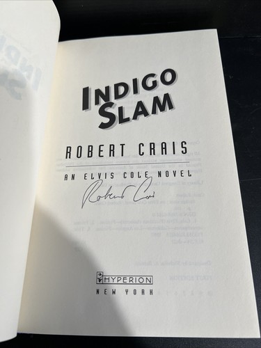 SIGNED 1st/1st Indigo Slam: An Elvis Cole Novel by Robert Crais HC Mylar DJ 1997 - Picture 3 of 6