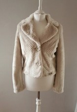 Lipsy Cream. Crop Jacket Uk10