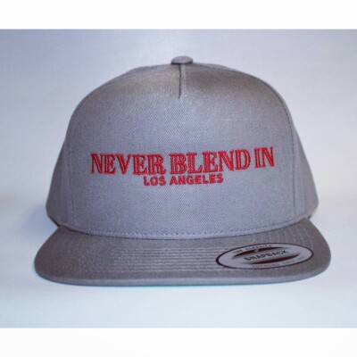 Snapback Hat Los Angeles-Grey