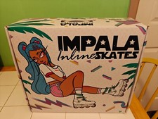 Impala Lightspeed Inline Roller Skates-White-New in Box 