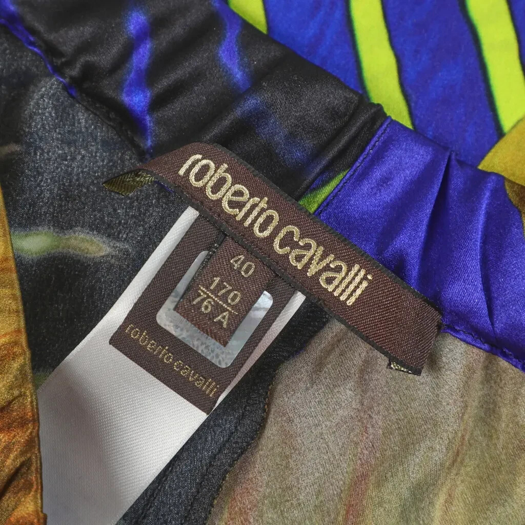 New Vintage Roberto Cavalli Silk Pants Size 40 | eBay