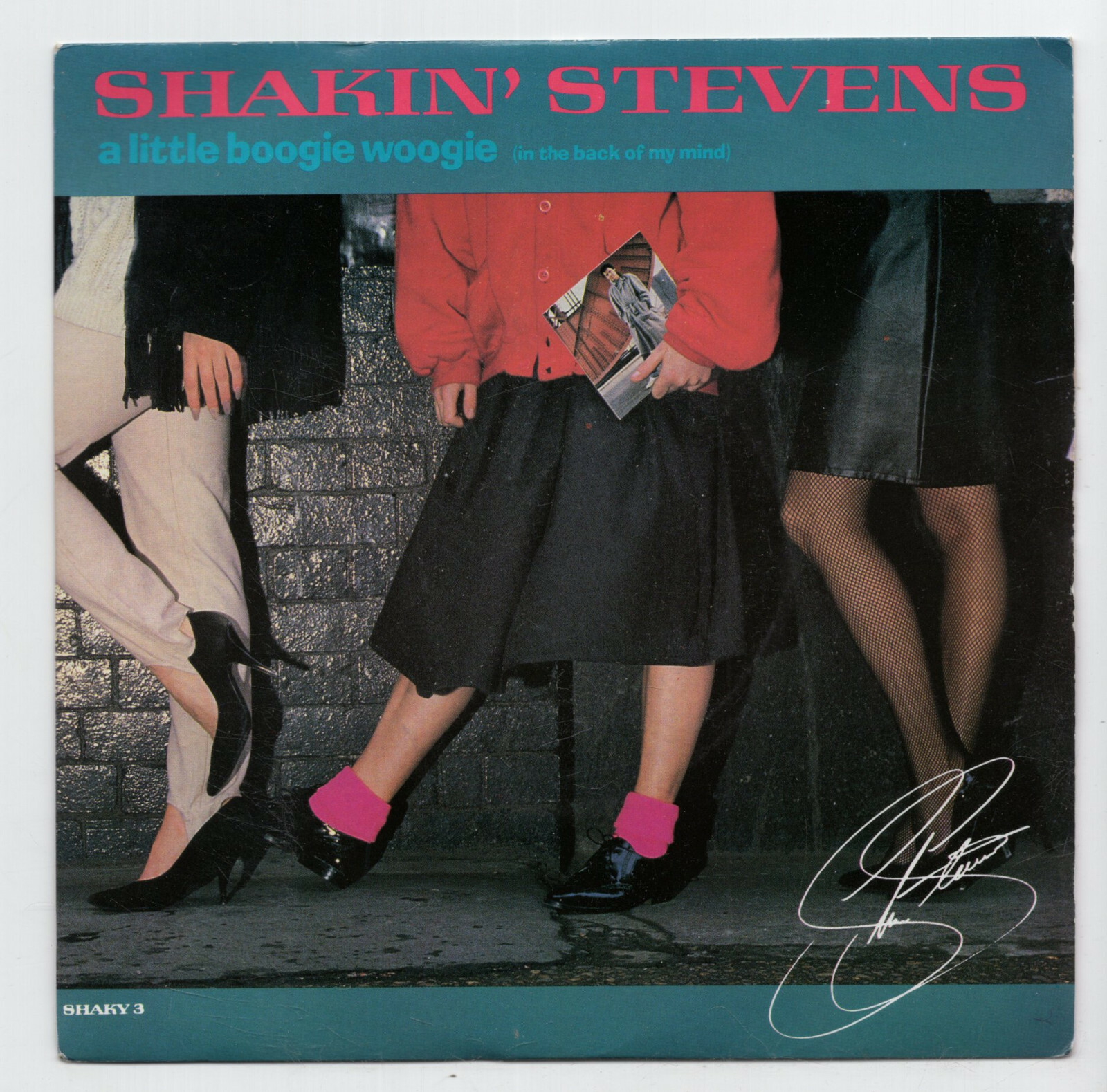 (A691) Shakin' Stevens, A Little Boogie Woogie - 1987 - 7 inch vinyl