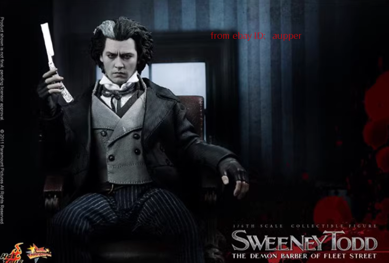 Hot Toys Mms149 1/6 The Demon Barber Of Fleet Street Sweeney Todd