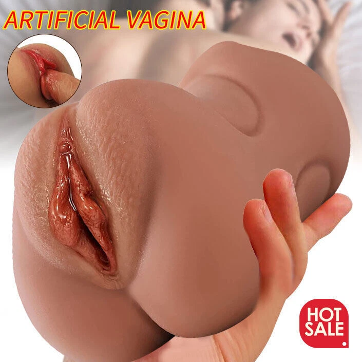 Male Masturbator Pocket Pussy Realistic Vagina Anal Ass Sex Toys for Men Adult - Image 3 of 4