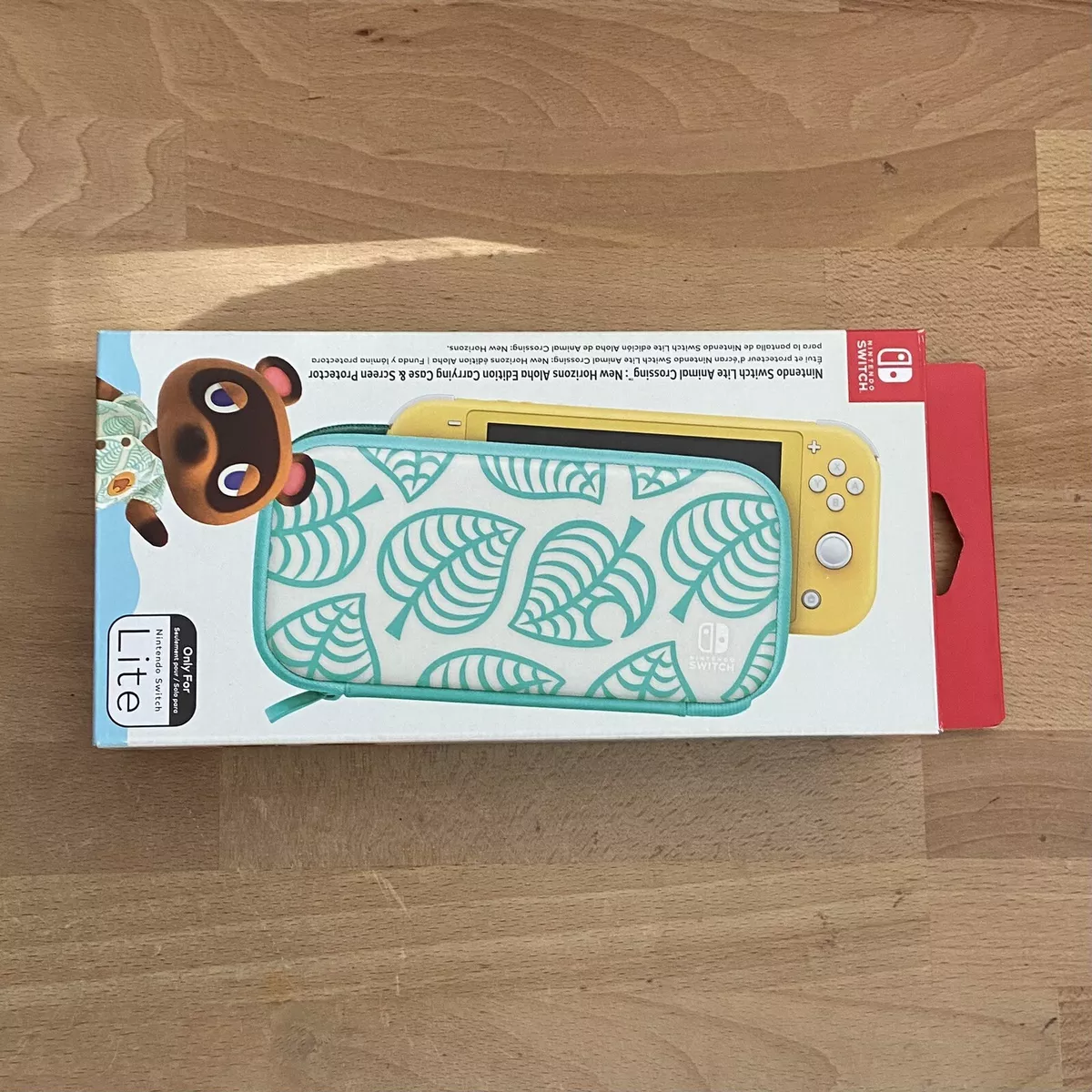 Nintendo switch lite animal crossing new horizons best sale aloha edition carrying case & screen protector