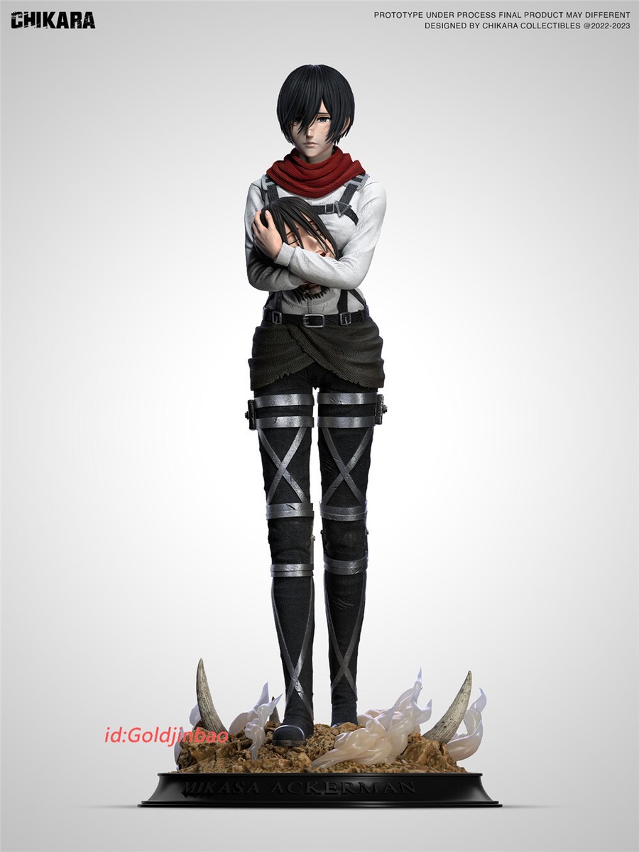 個人装備 mikasa Attack on Titan Chikara Studio Mikasa Ackerman Resin Statue