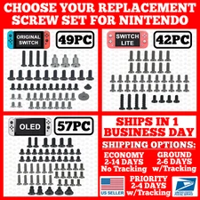 Full Screw Set for Nintendo Switch/Lite/OLED Console Housing Repair Replacement