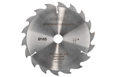 Metabo S?geblatt ''cordless cut wood - classic'', 165x1,6/1,0x20 Z18 WZ 20Å Ã