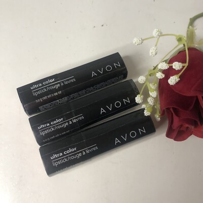 3 X Avon True Color Ultra Color Lipstick Beyond Pink Lip Color Sealed NOS