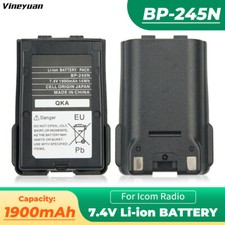 7.4V 1900mAh ICOM BP-245H BP-245N Li-ion Battery for Icom IC-M71 IC-M72 IC-M73