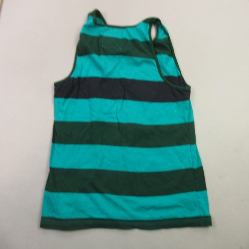 Vans Shirt Mens Small Sleeveless Crew Neck Workout Lightweight Stripes