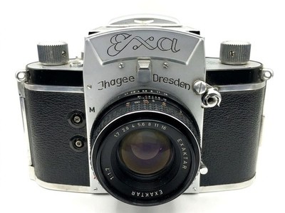 Exa Ihagee Typ 4 Dresden + Exaktar 55mm f/1,7 Kit Set Analog SLR 35mm Kamera