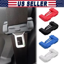 Car Seat Belt Buckle Clip Silicone Anti-scratch Protector Cover Protective Strip