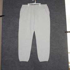 Vintage 90s Nike Jogger Sweatpants Mens L Light Gray Athletic Casual Lounge