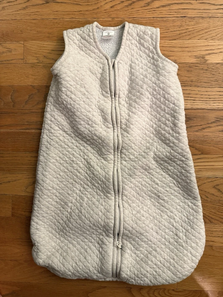 Hanna Andersson Baby Quilted Sleep Sack Size M (6-18 Months), Oatmeal Color - Image 2 of 4