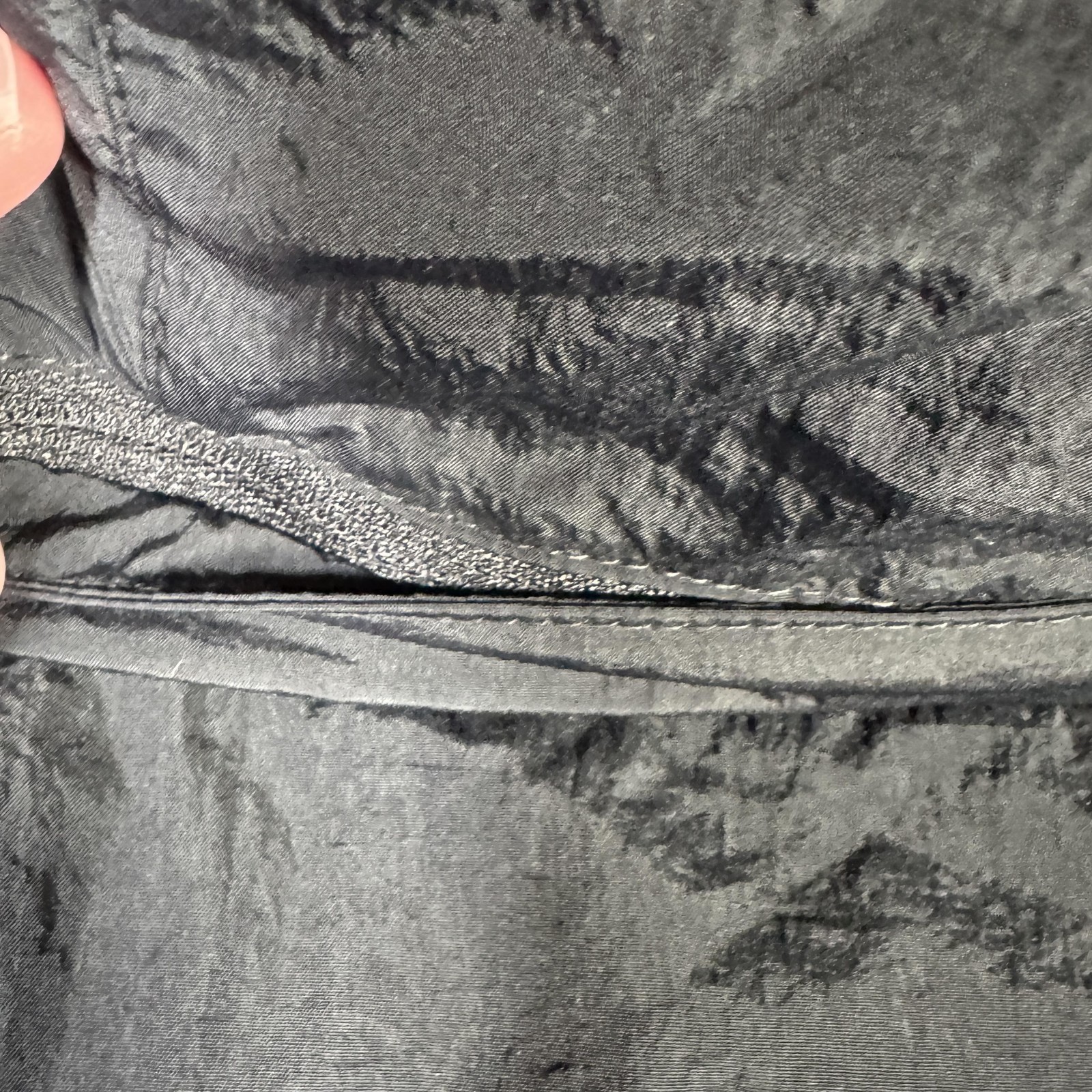 Jordan Parka Coat Womens Large Black Down Puffer Flight Hooded Long Nike Jacket thumbnail 12