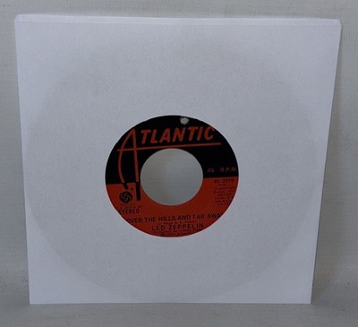 Led Zeppelin   Over The Hills And Far Away - 1973 US Vinyl 7'' Single - 45-2970