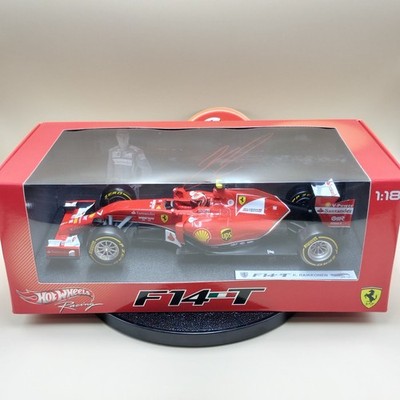 Hot Wheels Racing 1/18 Ferrari F14-T 2014 Kimi Raikkonen #7 BLY68