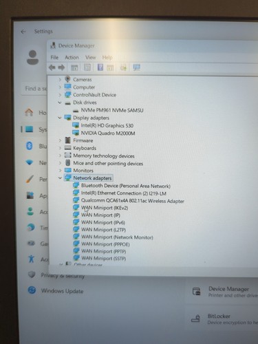 Dell Precision 7510 15.6" Laptop i7-6820HQ /8GB DDR4/240GB SSD/Win11 (Read*) - - Picture 5 of 15