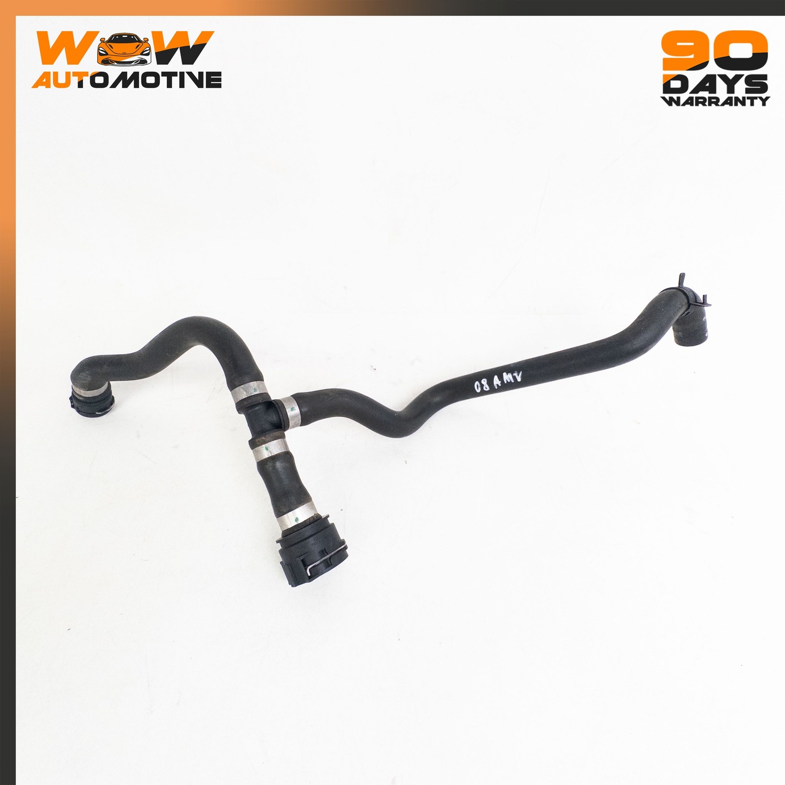 06-16 ASTON MARTIN V8 VANTAGE 4.7L HOSE PUMP OUTLET COOLANT RADIATOR SET OEM
