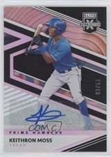 2020 Elite Extra Edition Prime Numbers B Signatures 3/51 Keithron Moss Auto 03j5