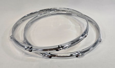 1.6 mm Triple Flanged 14" 8-Lug Snare Drum Hoops Set -NEW