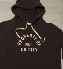 Abercrombie Fitch Women s Hoodie - LARGE - Dark Blue - New w/o Tag