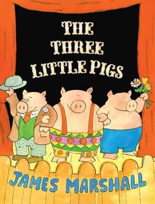The Three Little Pigs by James Marshall (English) Hardcover Book