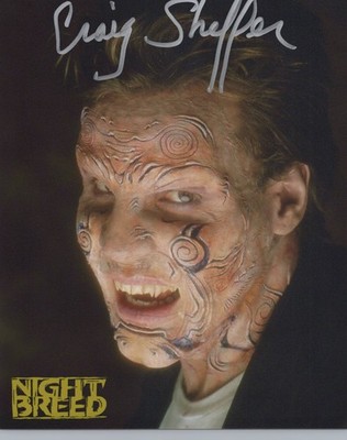 CRAIG SHEFFER in NIGHTBREED als Aaron ''Cabal'' Boone. COA. In Pers. 10''x8'' #384
