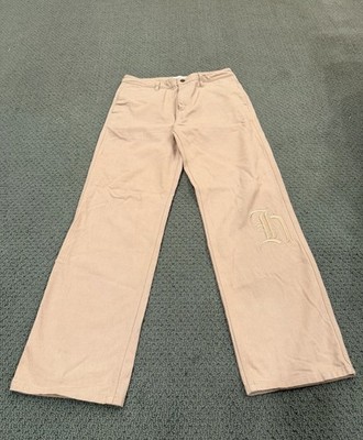 Honor The Gift Beige Embroidery Straight Leg Pants 32 Russ Westbrook STREETWEAR