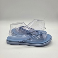 OluKai 'Aka Thong Sandals Flip-Flops Blue Cloud Women  s Size 8