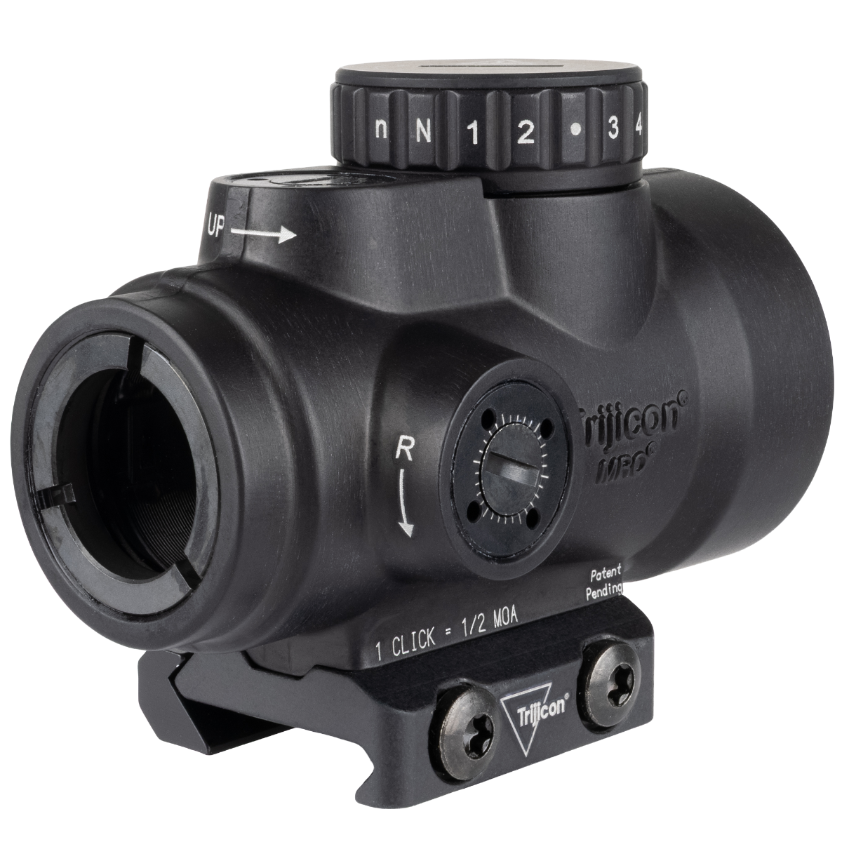 Trijicon MRO SD 2 MOA Green Dot Sight - Black - Low Mount - MRO-C
