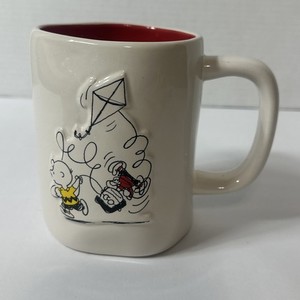 Peanuts Rae Dunn Oversized Mug 75 Year "Everything Seems Fine" Charlie Brown ‘25