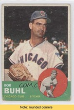 1963 Topps Bob Buhl #175 READ 0q4