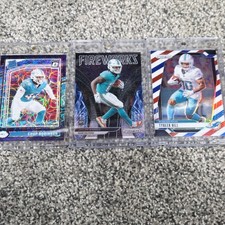Panini Miami Dolphins Robinson Waddle Hill Achane Prizm Select Card Lot
