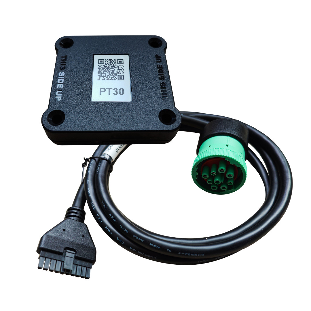 PT30 ELD Device + J1939 Green 9-Pin Cable Bundle – Freightliner FMCSA Compliant