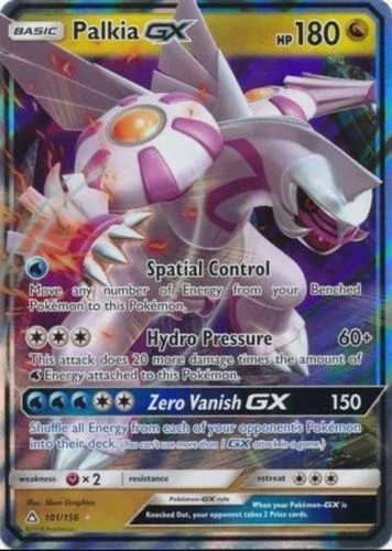 Palkia GX 101/156 S&M Ultra Prism ULTRA RARE HOLO NM Pokémon