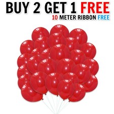 100 X Latex PLAIN BALOON BALLONS helium BALLOONS Quality Party Birthday Wedding