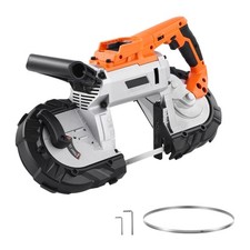 Scie à Ruban Portative sans Fil 20 V Profondeur Coupe 12,7 cm 0-120 m/min