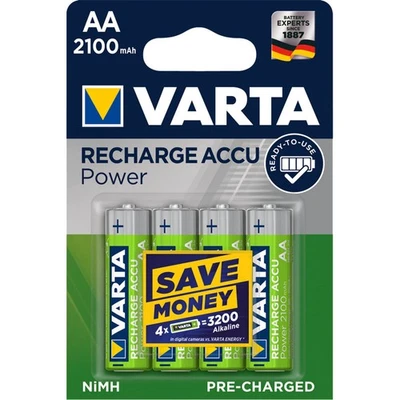 Varta tailles accu Mignon Micro AAA AA R6 2600mAh R6 2100mAh R3 1000mAh - Photo 1/3
