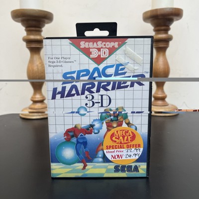 Space Harrier 3D Sega Master System mit Handbuch 8 Bit Retro 1988  