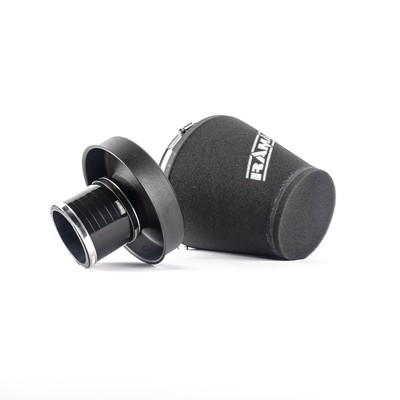 Ramair 83mm ID Neck Large Cone Air Filter with Velocity Stack and Coupling
