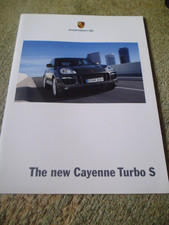 PORSCHE CAYENNE TURBO S  BROCHURE 2009 MY